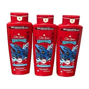 Old Spice Krakengard Red Cleanser for Men sets of 3